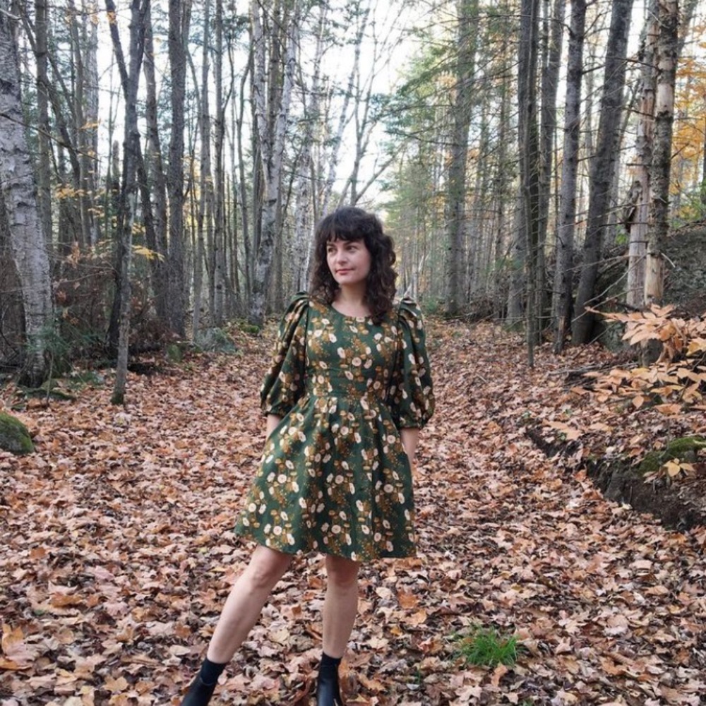 NWT Supayana Montreal fall mushroom dress size medium - Picture 5 of 7